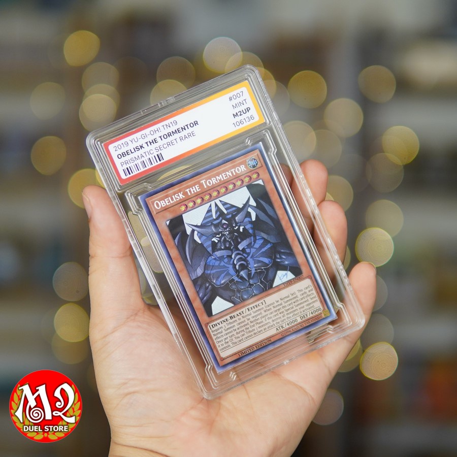 Lá thẻ bài Yugioh TN19-EN007 Obelisk the Tormentor - Prismatic Secret Rare - Bảo quản theo tiêu chuẩn M2UP