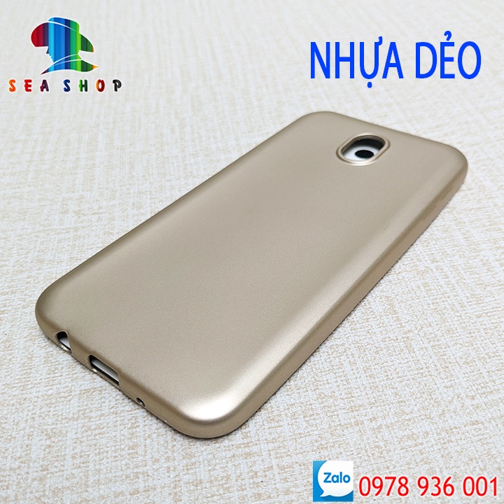 [TẶNG KÍNH CƯỜNG LỰC] Ốp lưng Samsung Galaxy J7 Pro 2017 - J730 nhựa dẻo màu sắc