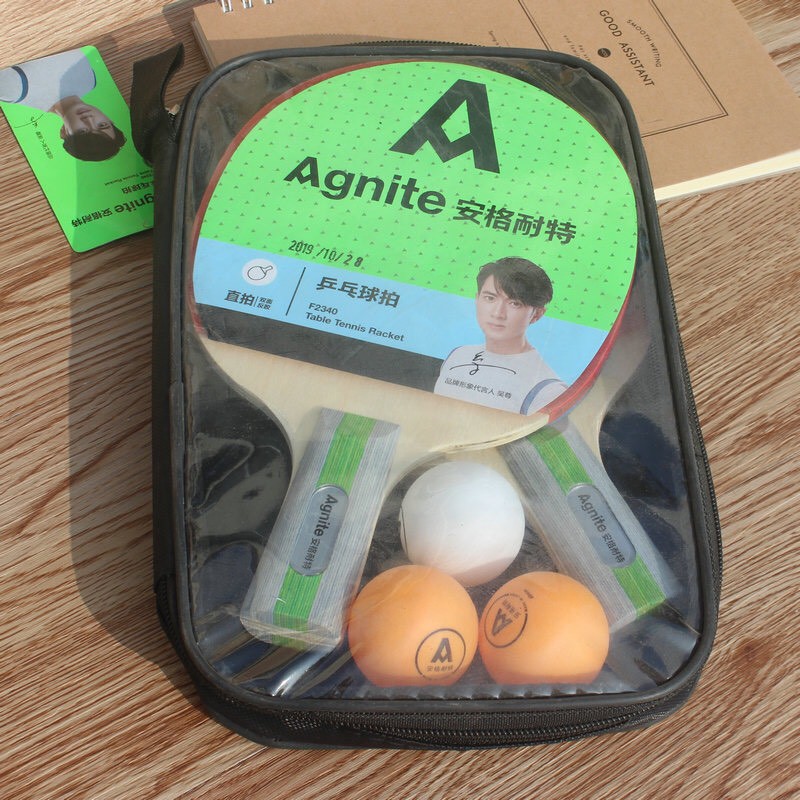 Bộ vợt bóng bàn Agnite F2340 _ 2 vợt 3 bóng