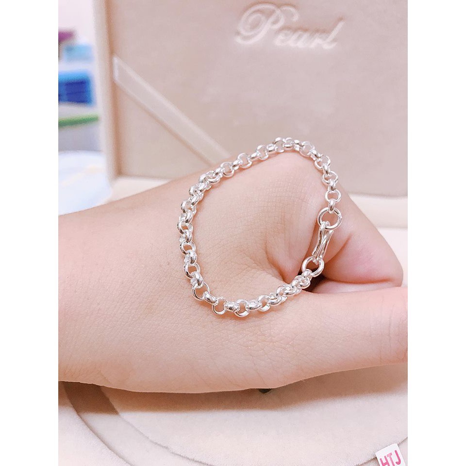 Lắc tay lắc chân trẻ em TNC JEWELLERY cho bé dây mo