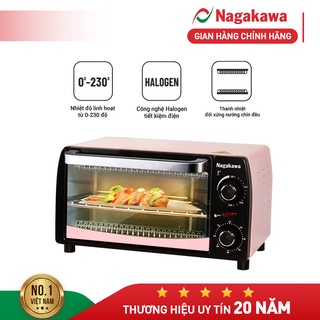 [HÀNG THANH LÝ] Lò nướng điện đa năng Nagakawa NAG3211 (10L) - Công nghệ nướng Halogen - Bảo hành 12 tháng