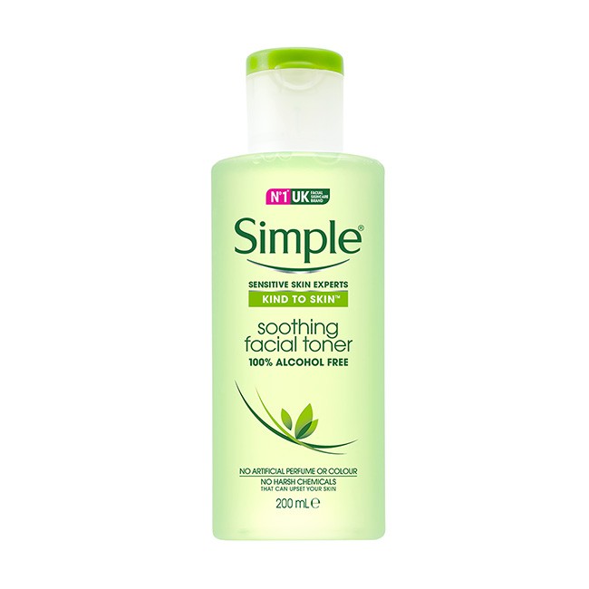 [CHÍNH HÃNG CÔNG TY] Nước hoa hồng Simple Smoothing Facial Toner - Toner Simple cho da mụn nhạy cảm