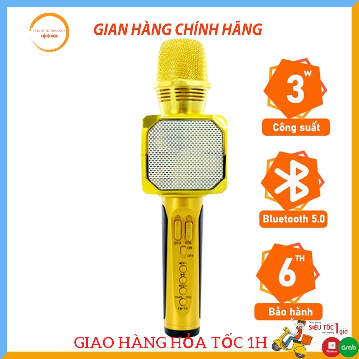 ⚡FREE SHIP⚡ Micro kèm loa Bluetooth Karaoke SD10 không dây bảo hành 6 tháng - Kèm thẻ bảo hành cứng