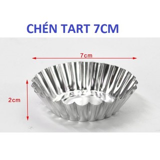 2411.003 SET 10 CHÉN NHÔM TART 7CM