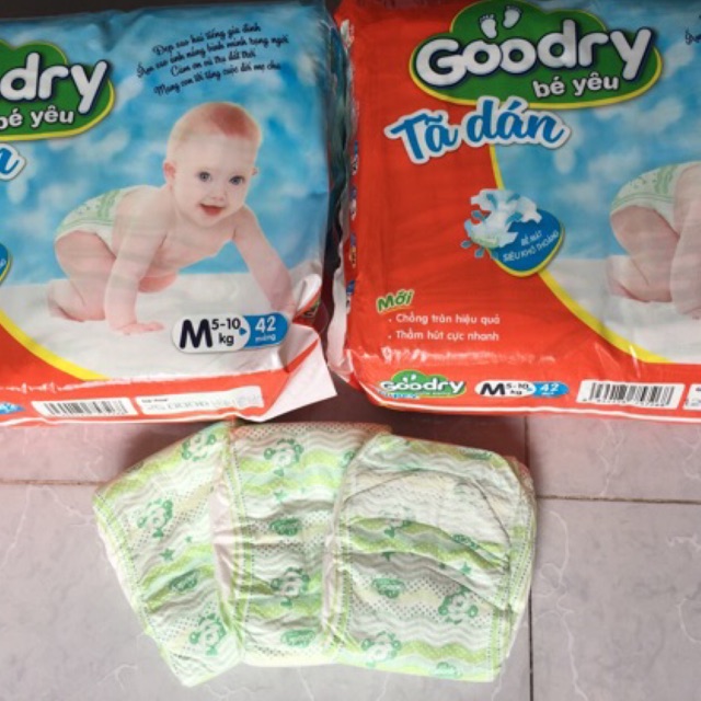 Combo 5 miếng TÃ DÁN Goodry/ Unidry S5, M5, L5, XL5 dùng thử