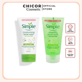 Sữa rửa mặt Simple Refreshing Facical Wash