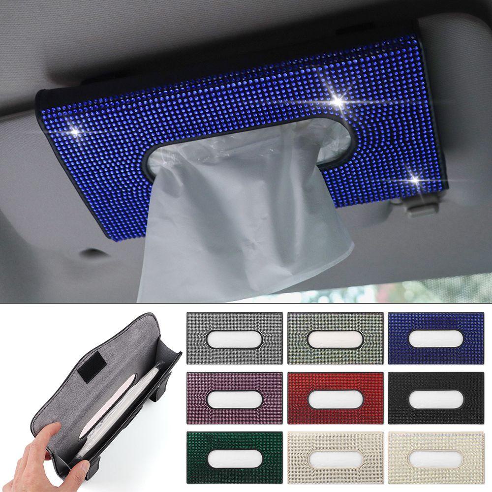 MAG Hộp Đựng Khăn Giấy Tự Động Đính Đá Sang Trọng Cho Bạn Gái