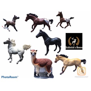 Mô hình động vật , đồ chơi con vật Safari Ltd chính hãng Ngựa , Lạc đà alpaca - Schleich House