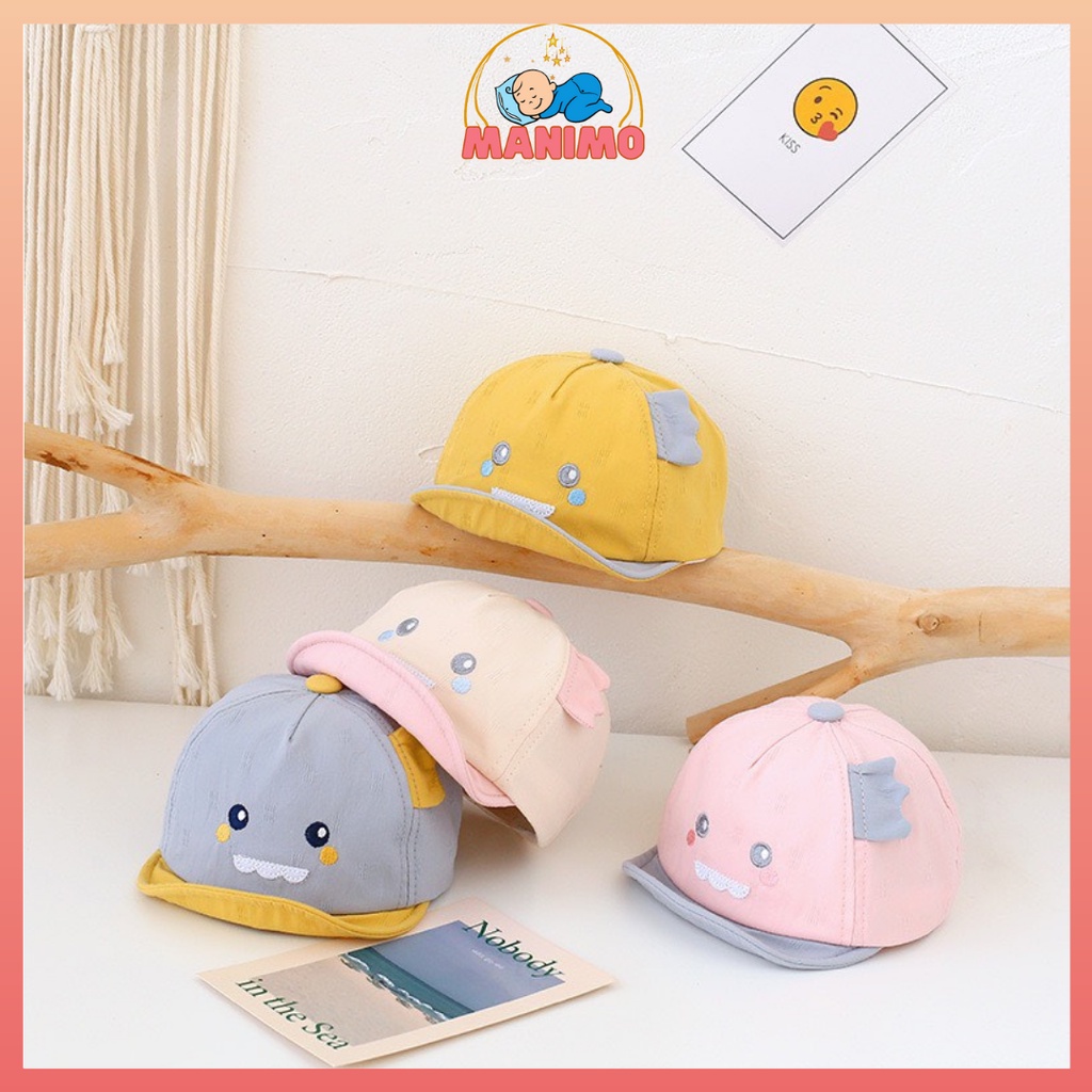 Mũ Lưỡi Trai Hình Mèo Đáng Yêu Cho Bé Từ 0-8 Tháng Tuổi Vòng Đầu 42-46cm