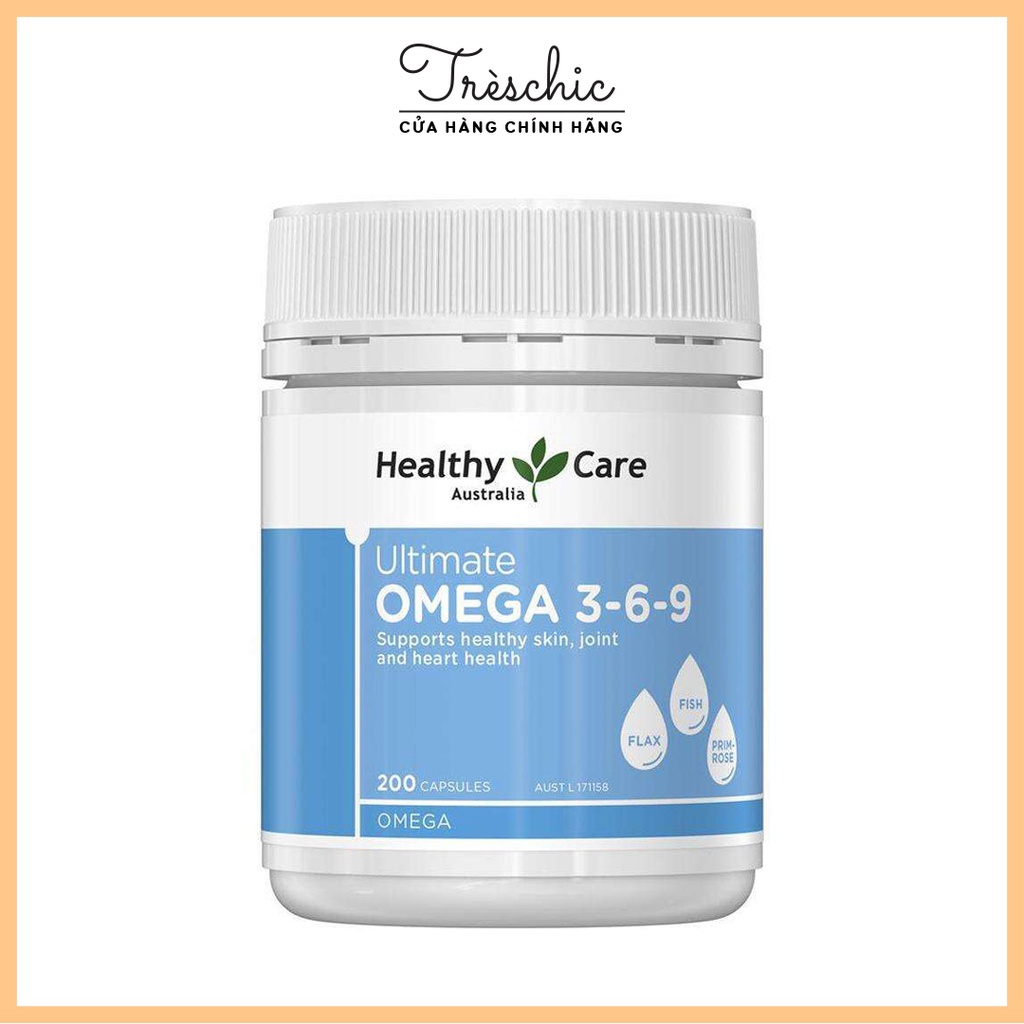 Dầu cá Healthy Care Omega 3-6-9 (200 viên)