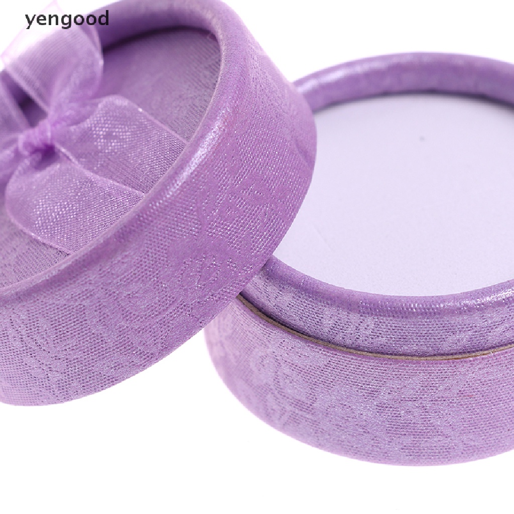 1 Hộp Đựng Trang Sức Hình Vuông Đính Nơ Dùng Làm Quà Tặng Giáng Sinh