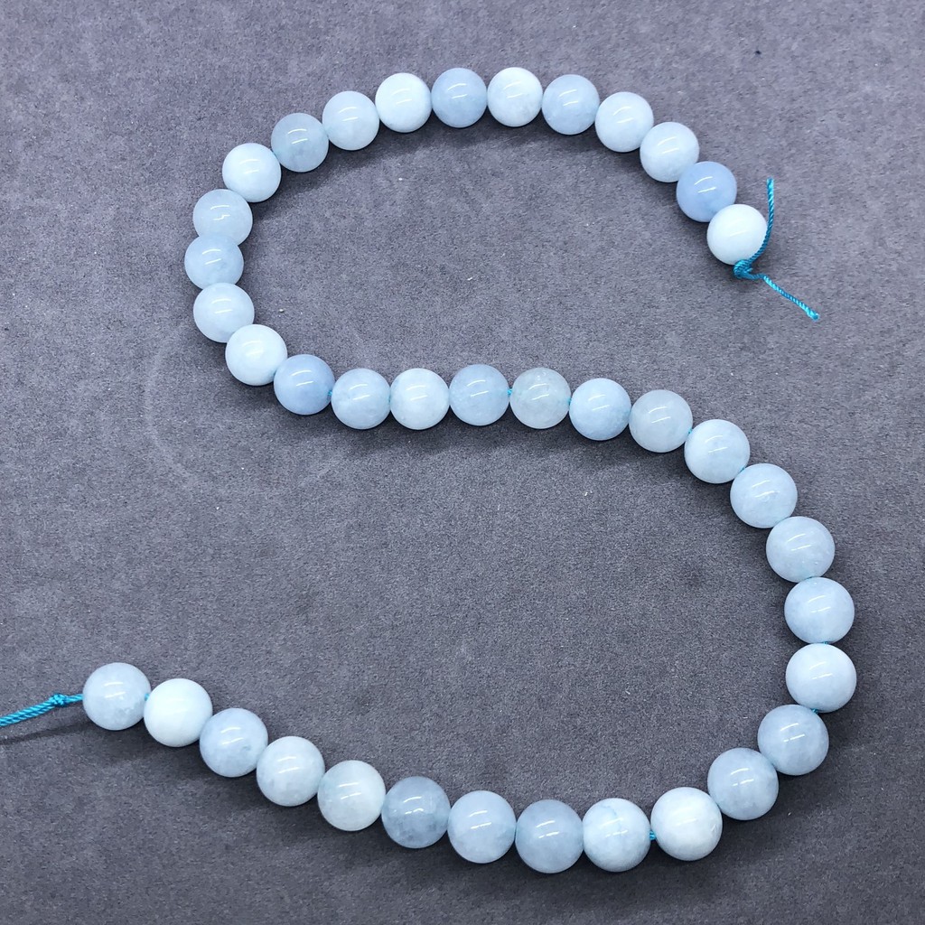 Chuỗi Hạt Đá Tròn Tự Nhiên 4-12mm Dùng Làm Đồ Trang Sức Thủ Công