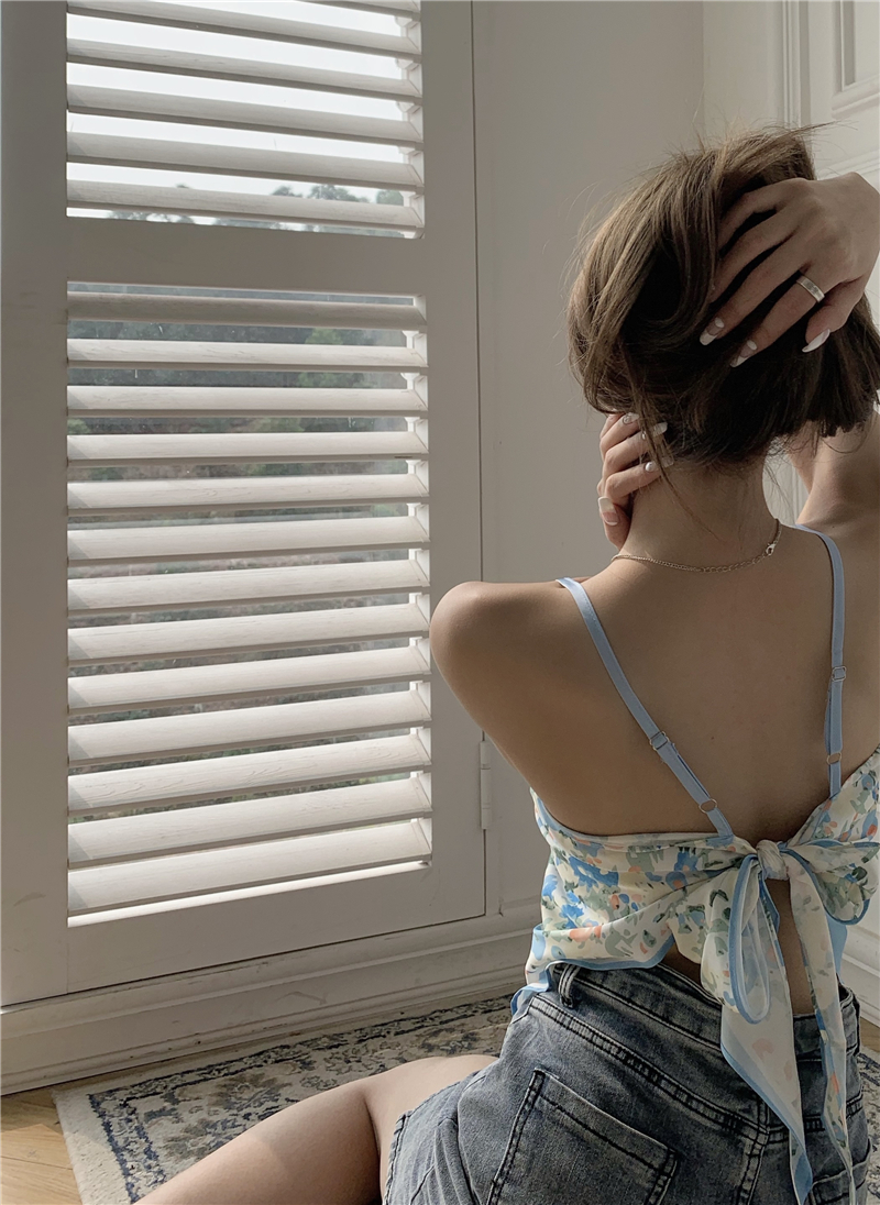 Áo Hai Dây Phong Cách Retro Quyến Rũ Cho Nữ | BigBuy360 - bigbuy360.vn