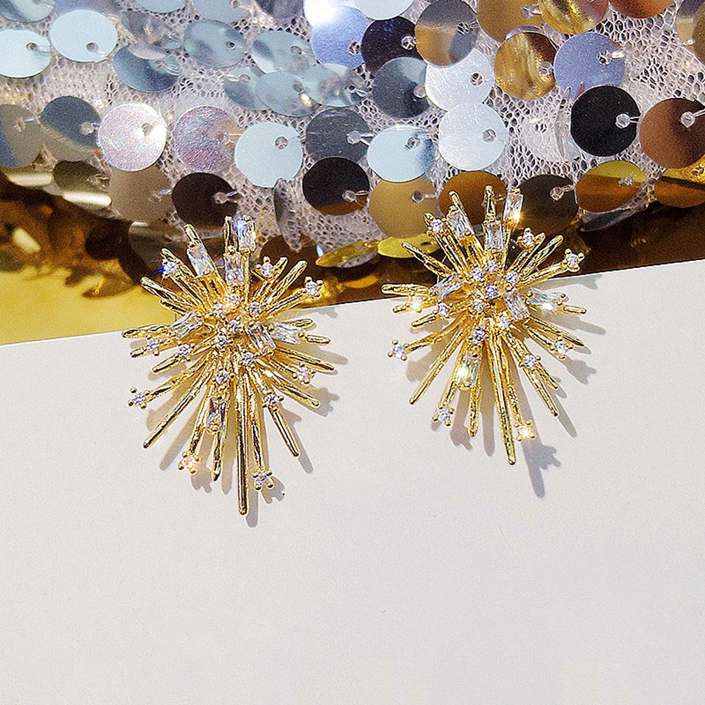 MXGOODS Accessories Fireworks Flower Stud Earrings