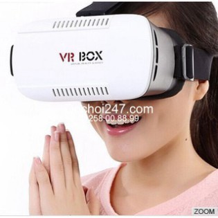 x[dobts]Kính thực tế ảo 3D VR Box giá siêu rẻ phiên bản 2 tặng tay cầm chơi game F1[squishy]h