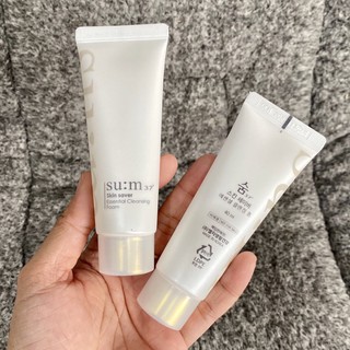 Date 2026 - Sữa rửa mặt su:m37 trắng dạng gel phù hợp da nhạy cảm 40ml