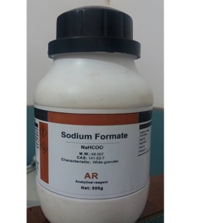 Sodium formate cas 141-53-7 chnao2 lọ 500g natri format, hcoona
