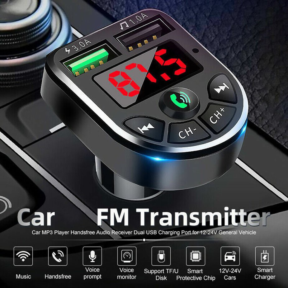 bte5 Car Mp3 Bluetooth Hands-free Phone Car Music Card Fm Receiver