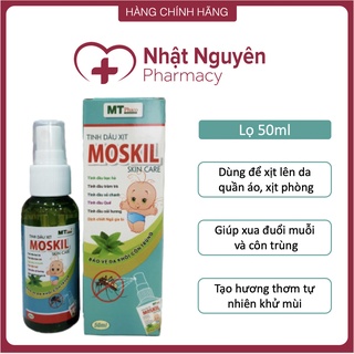 Tinh dầu xịt muỗi Thảo dược Moskil - Xịt chống muỗi cho trẻ em