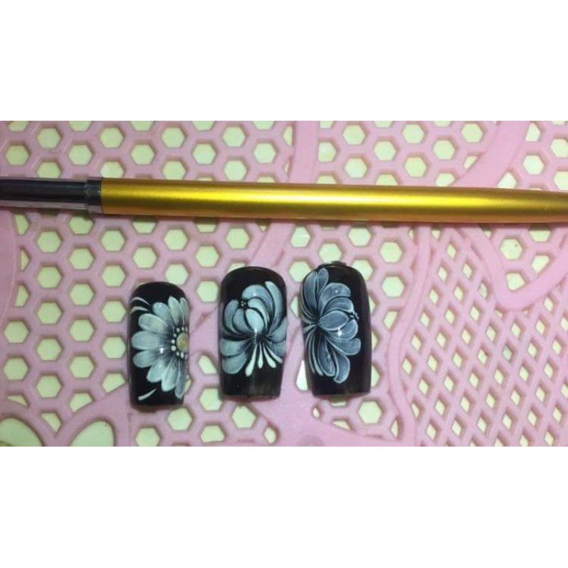 Cọ vẽ hoa cúc cán vàng, siêu đẹp giá cạnh tranh