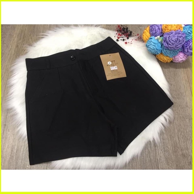 Quần Short Nữ Tuyết Mưa Cạp Cao 1Ly Loại Đẹp 076