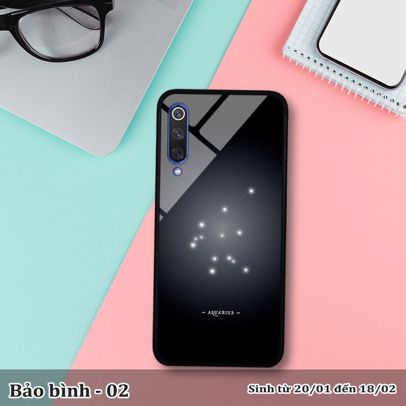 Ốp lưng kính 3D Xiaomi Mi 9 SE- cung hoàng đạo