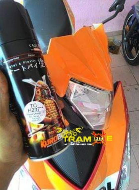 SƠN SAMURAI MÀU CAM REPSOL - HỆ THỐNG SƠN MÀU 2 LỚP UCH237 VÀ TCH237