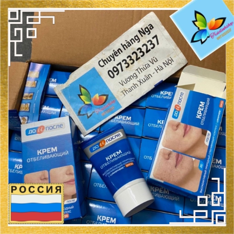 Kem nám tàn nhang xanh Kpem Nga 100ml date 11/24