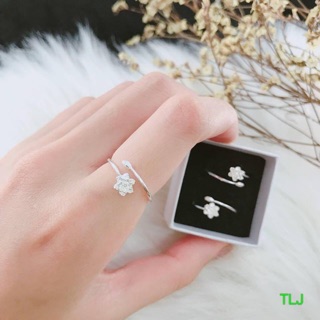 💥💥SẬP GIÁ NHẪN HOA CÚC BẠC TA NGUYÊN CHẤT