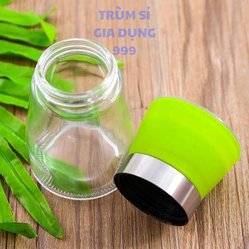 dụng cụ xay tiêu cầm tay bằng nhựa. lọ xay tiêu thủy tinh mini tiện dụng, dụng cụ xay tiêu