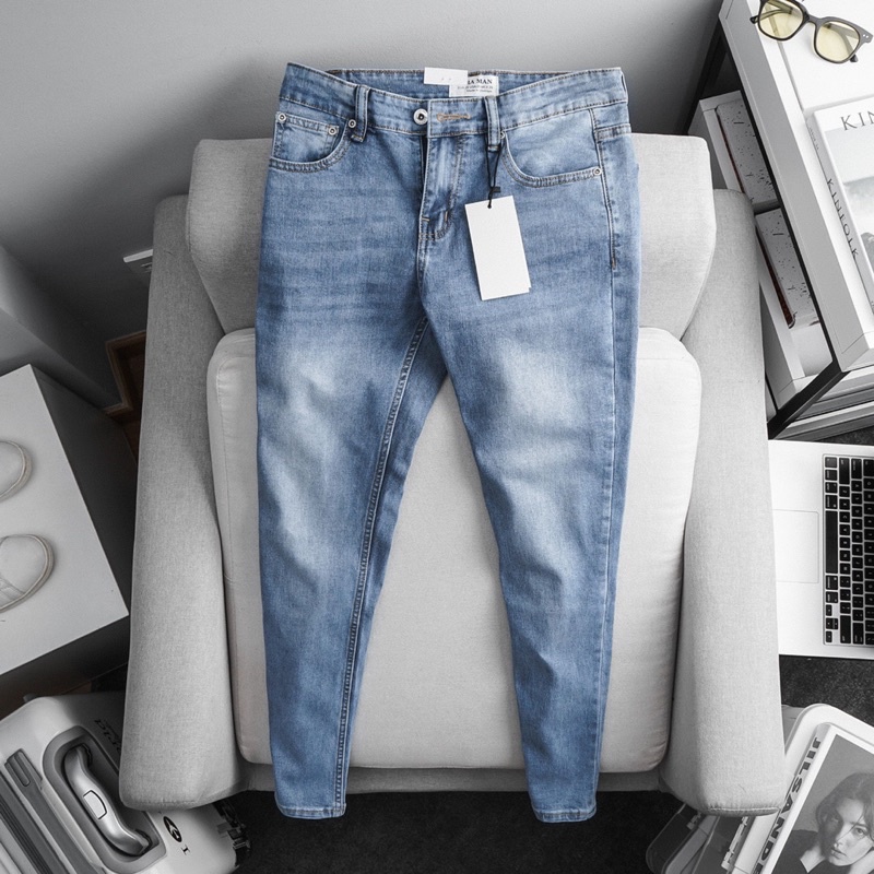 Quần bò nam ống côn hàng xịn Zr skinny màu cực đẹp