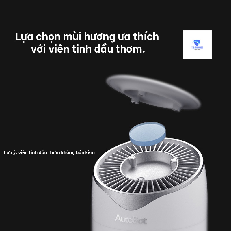 Máy lọc không khí ô tô hàng hiệu autobot, máy lọc không khí mini ion âm lọc bụi mịn, hút mùi hôi, khói thuốc