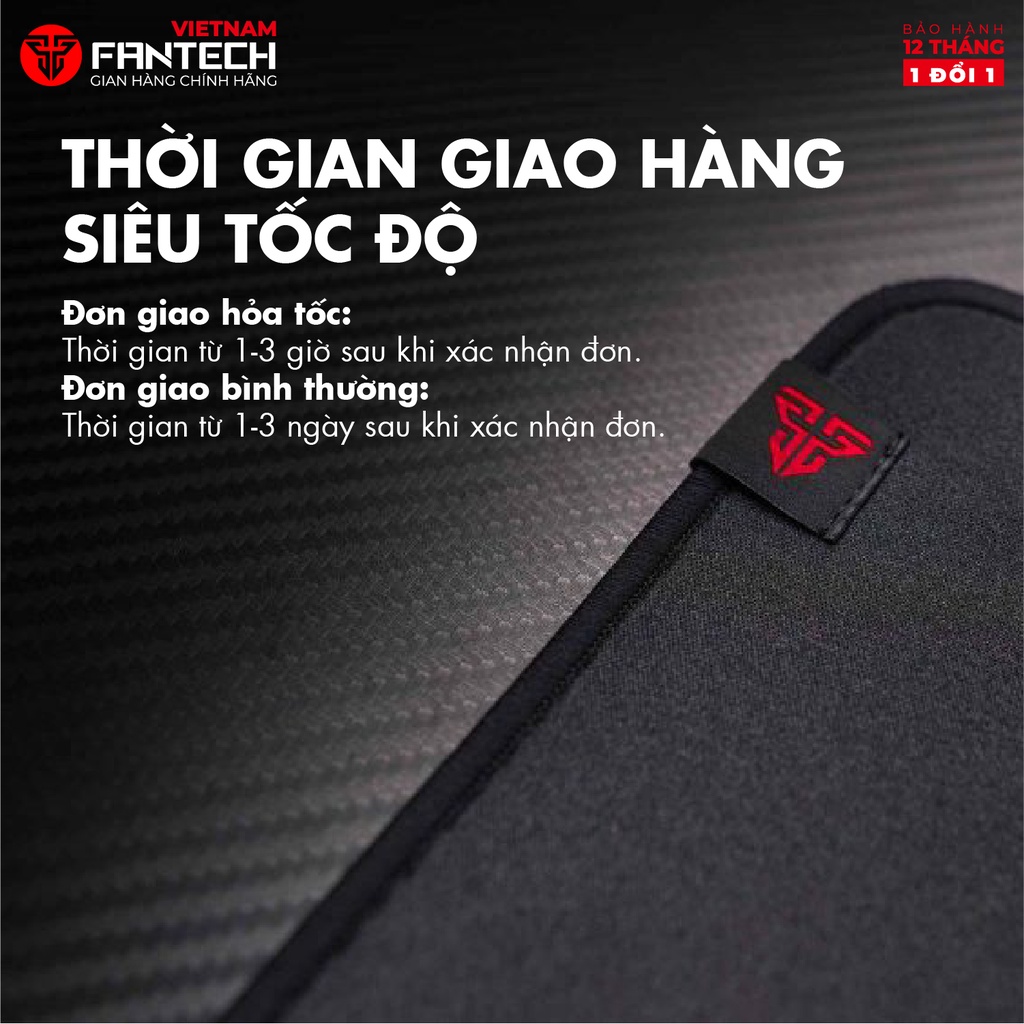 Miếng lót chuột Gaming FANTECH MP903 - Cao su tự nhiên, đế chống trượt - Hãng chính hãng - Bảo hành 12 tháng 1 đổi 1