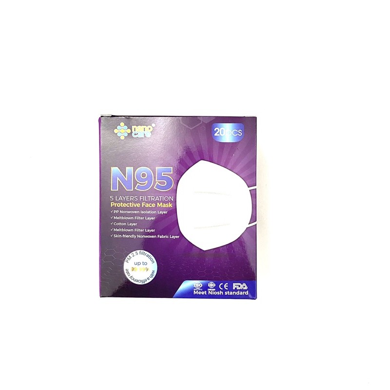 Khẩu trang N95 NanoCare ( 20 cái )