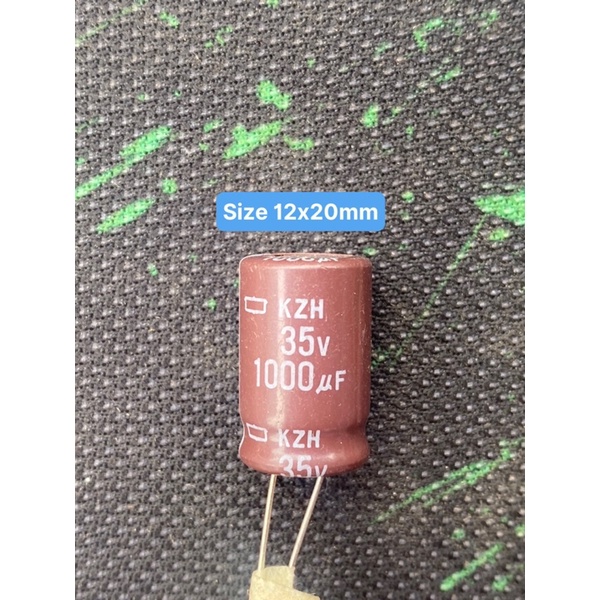 (Set 10pcs)Tụ 25V 2200uf, 25V 1000uf và 35V 1000uf size 25x12mm hàng cắt chân thanh lí cty