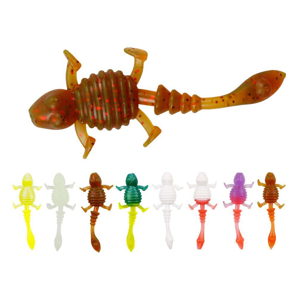 MAG Set 20 Mồi Câu Cá Mềm 8 Màu