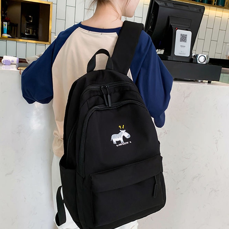 Balo đeo vai IELGY vải nylon cỡ lớn kiểu Hàn Quốc thời trang cho nữ