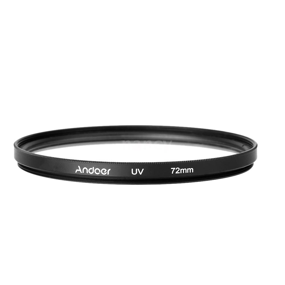 Bộ kính lọc tròn 72mm UV+CPL+ND8 phân cực ND8 Andoer có túi đựng cho Nikon Canon