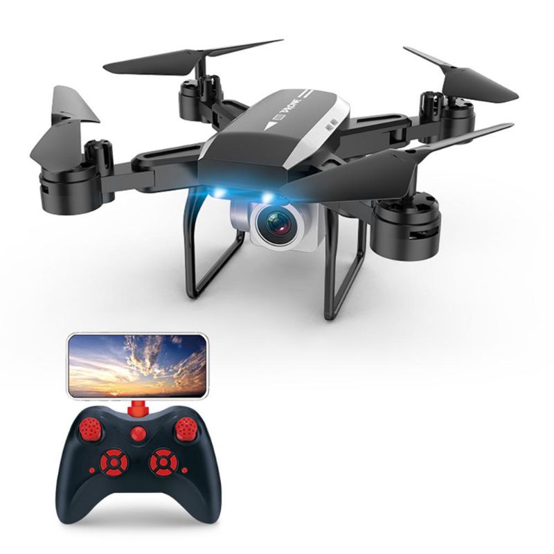 Máy bay điều khiển từ xa Flycam Drone có Camera HD Wifi FPV tự cân bằng gấp gọn