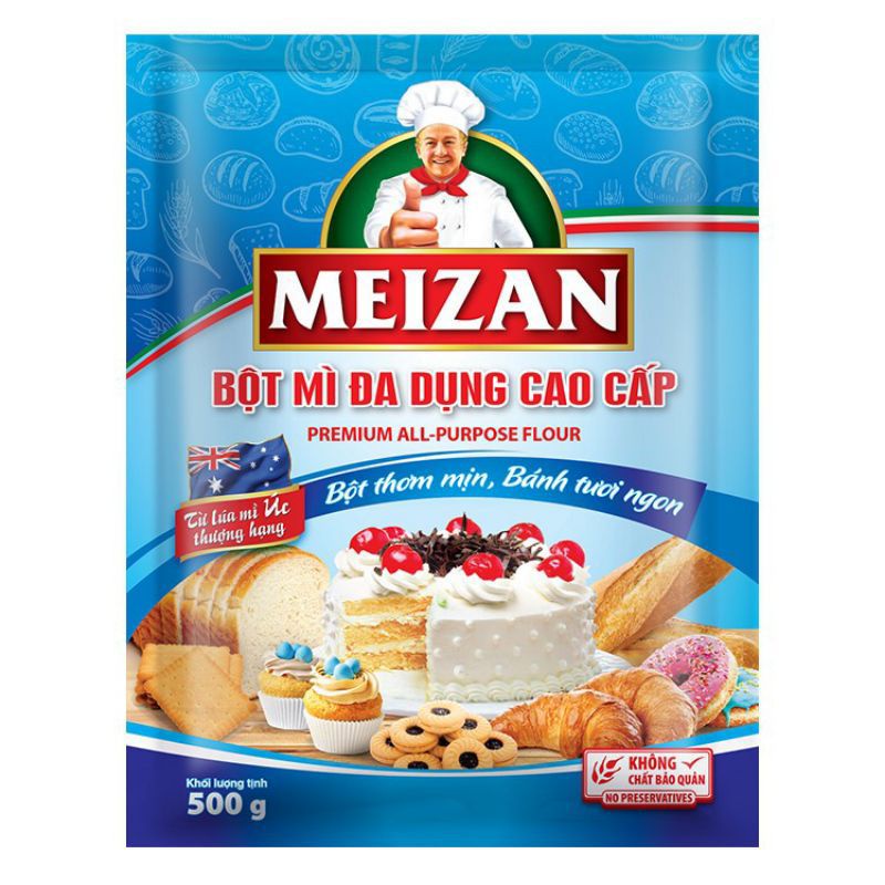 Nui , Bột bánh xèo , bột mì , bột năng , bột chiên giòn Meizan