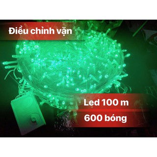 Dây đèn chớp nháy 100m 600 bóng, điều chỉnh vặn