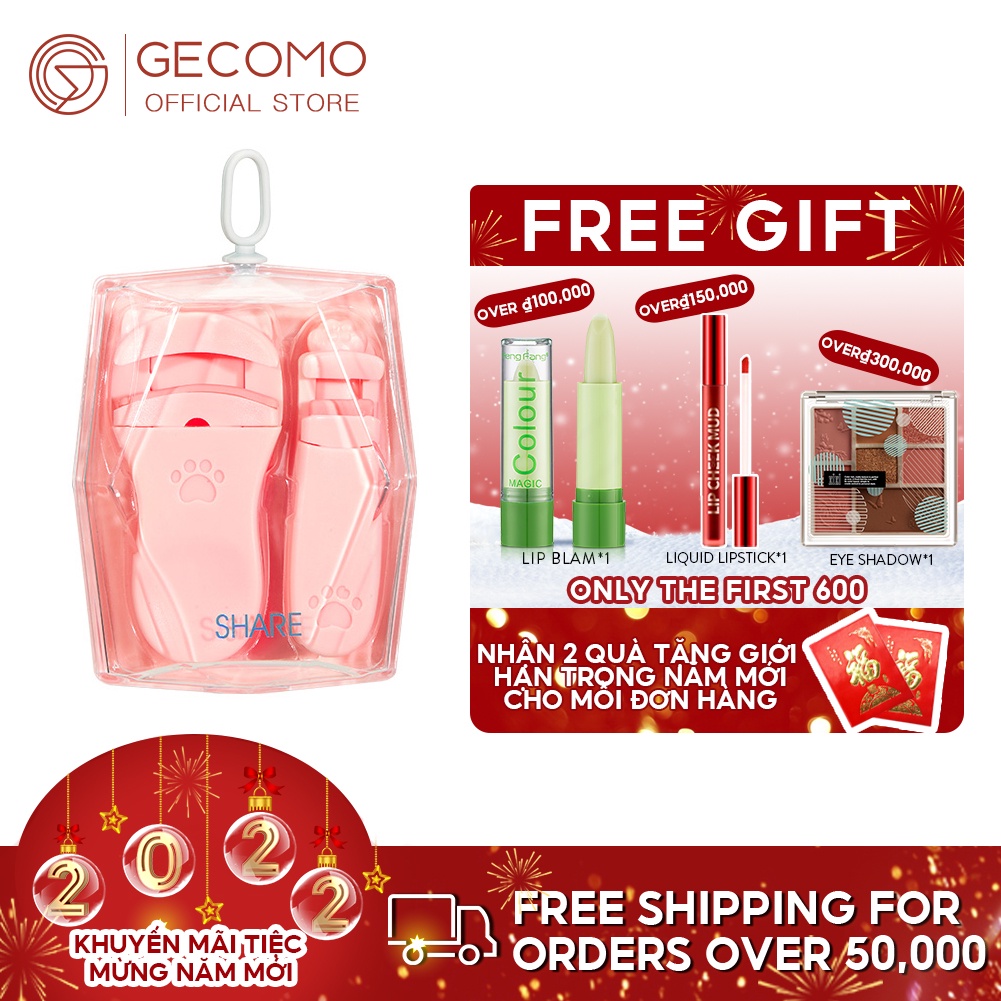 Dụng Cụ Bấm Mi Hình Mèo Dễ Thương Giá Đỡ