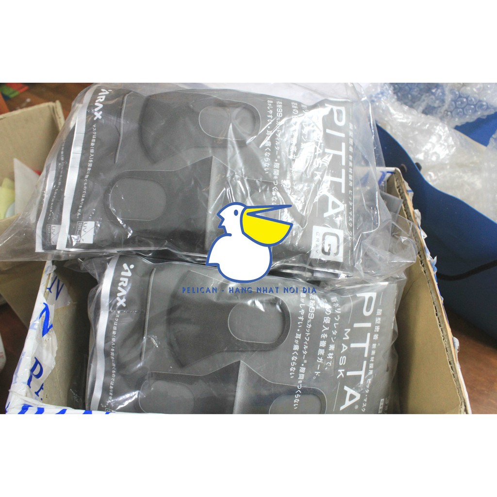 [ CHÍNH HÃNG + BILL] Khẩu trang Pitta 3 cái kháng khuẩn, chống tia UV | BigBuy360 - bigbuy360.vn