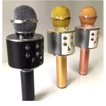 (Xã Kho - Giá Sốc) Micro Karaoke Q7 hoặc 858 Tích Hợp Loa Bluetooth, Mic Q7 hoặc 858 hát hay âm thanh to, Tích hợp loa b