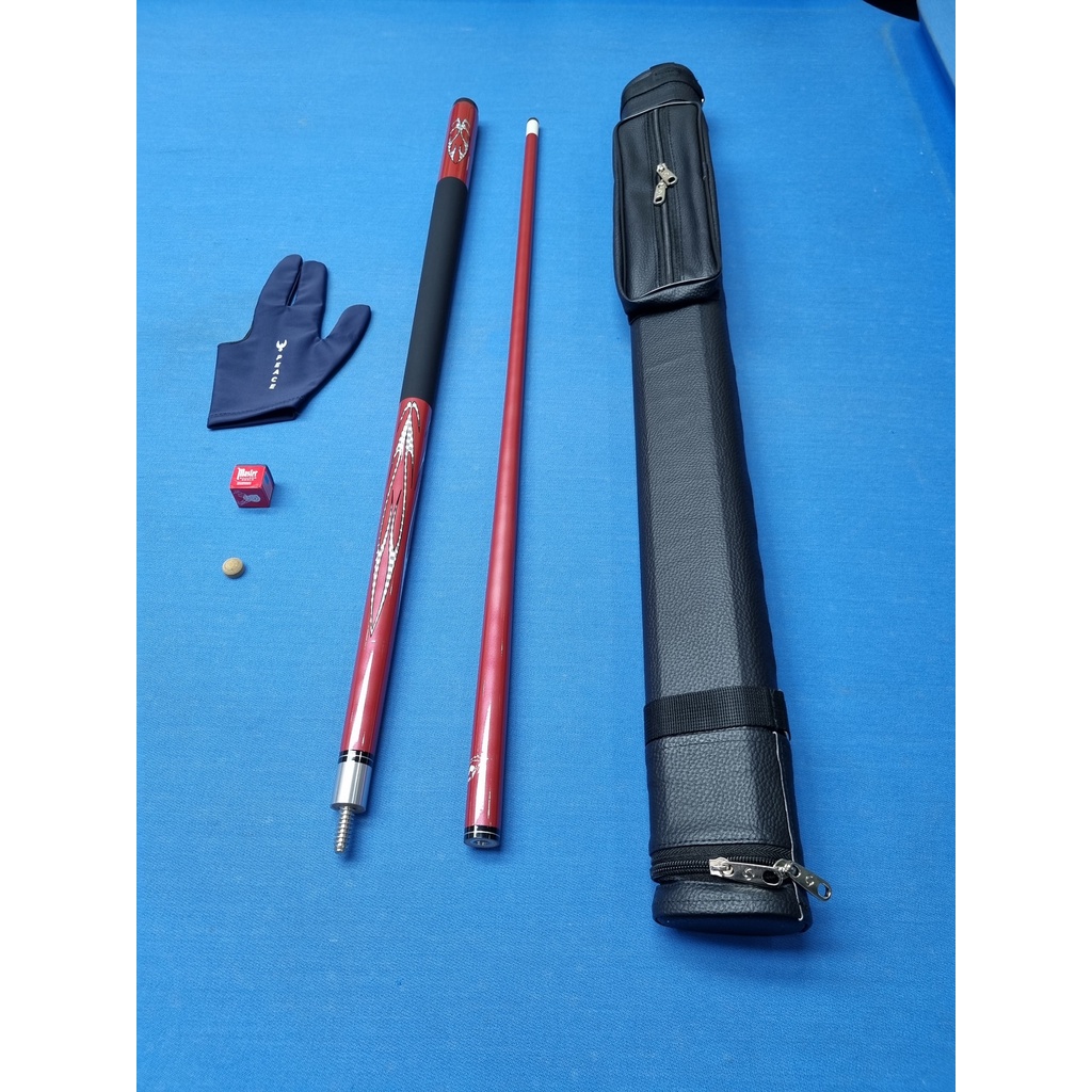 Cơ Bida Carbon Nâng Cấp Đầu Tẩy Và Trợ Lực - Cơ, Gậy Carbon Khủng Long Chuyên Nghiệp,Cao Cấp - Tặng Kèm Găng Tay, Lơ