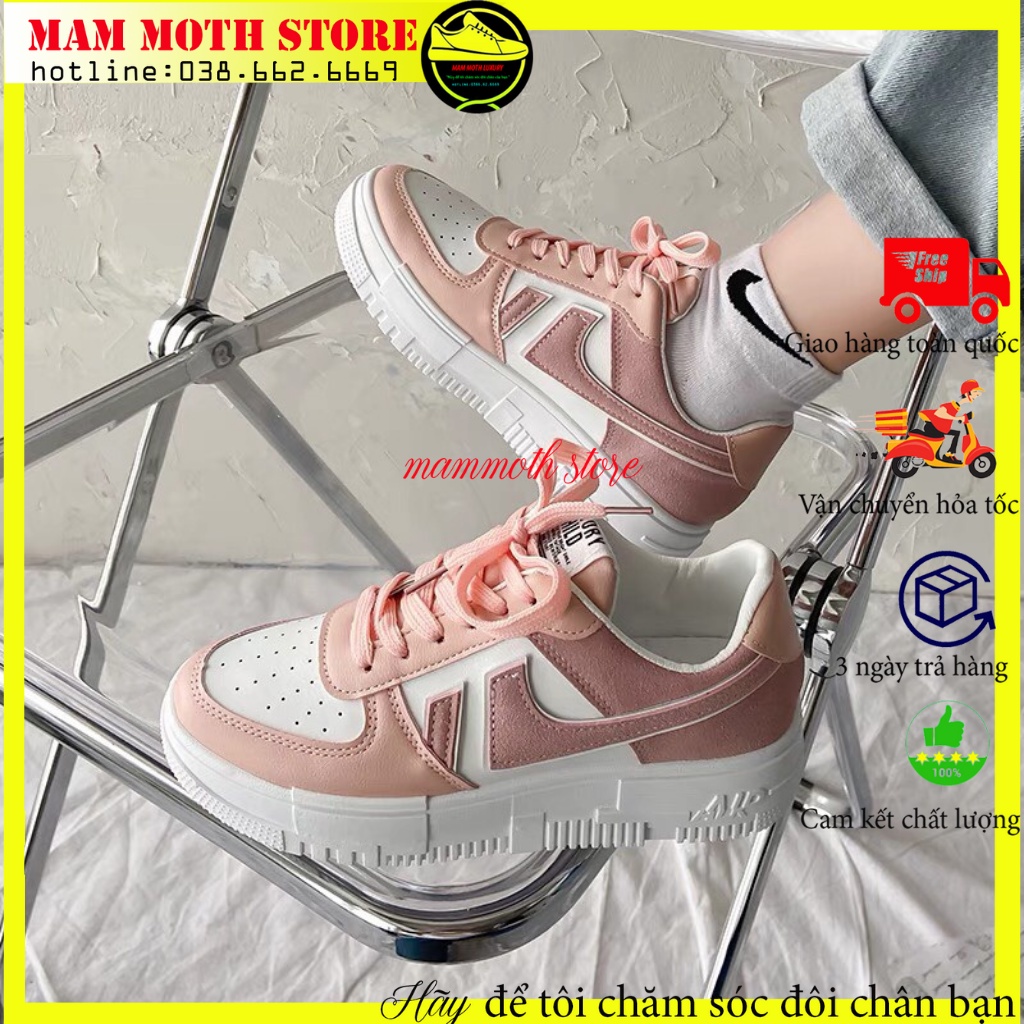 Giày thể thao nữ, giày af1 ulzang bàn trung hàng 11 full size nữa đủ 3 màu đẹp sh