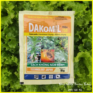 Thuốc trừ nấm bệnh cây trồng dakomil 75 wp - thuốc trừ nấm bệnh cho hoa cảnh ,cây trồng