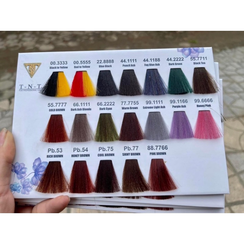 Màu Nhuộm TNT 100ml Đủ Mã , Thuốc Nhuộm Tóc TNT Chính Hãng ,Màu Nhuộm TNT ,Mỹ Phẩm Tóc TNT Việt Nam