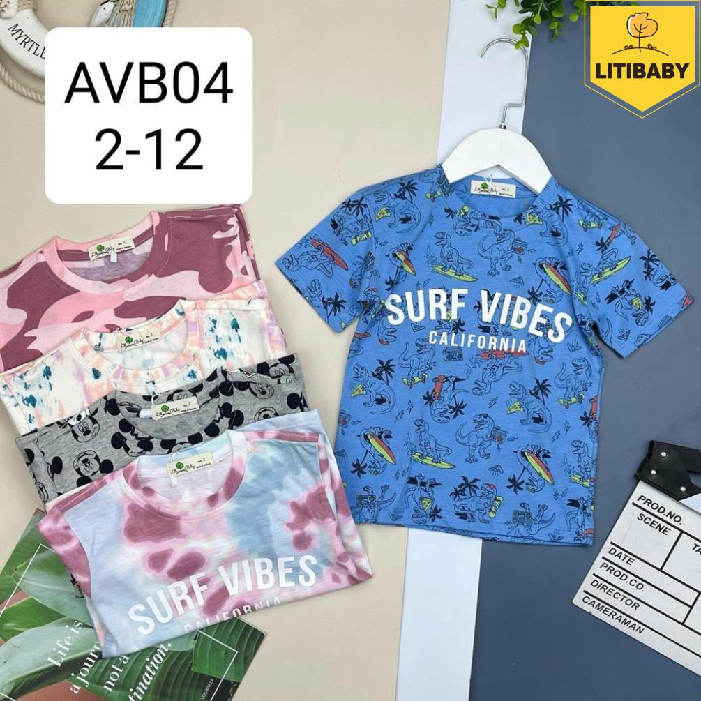 Áo LITIBABY chất vải cotton vibes AVB01