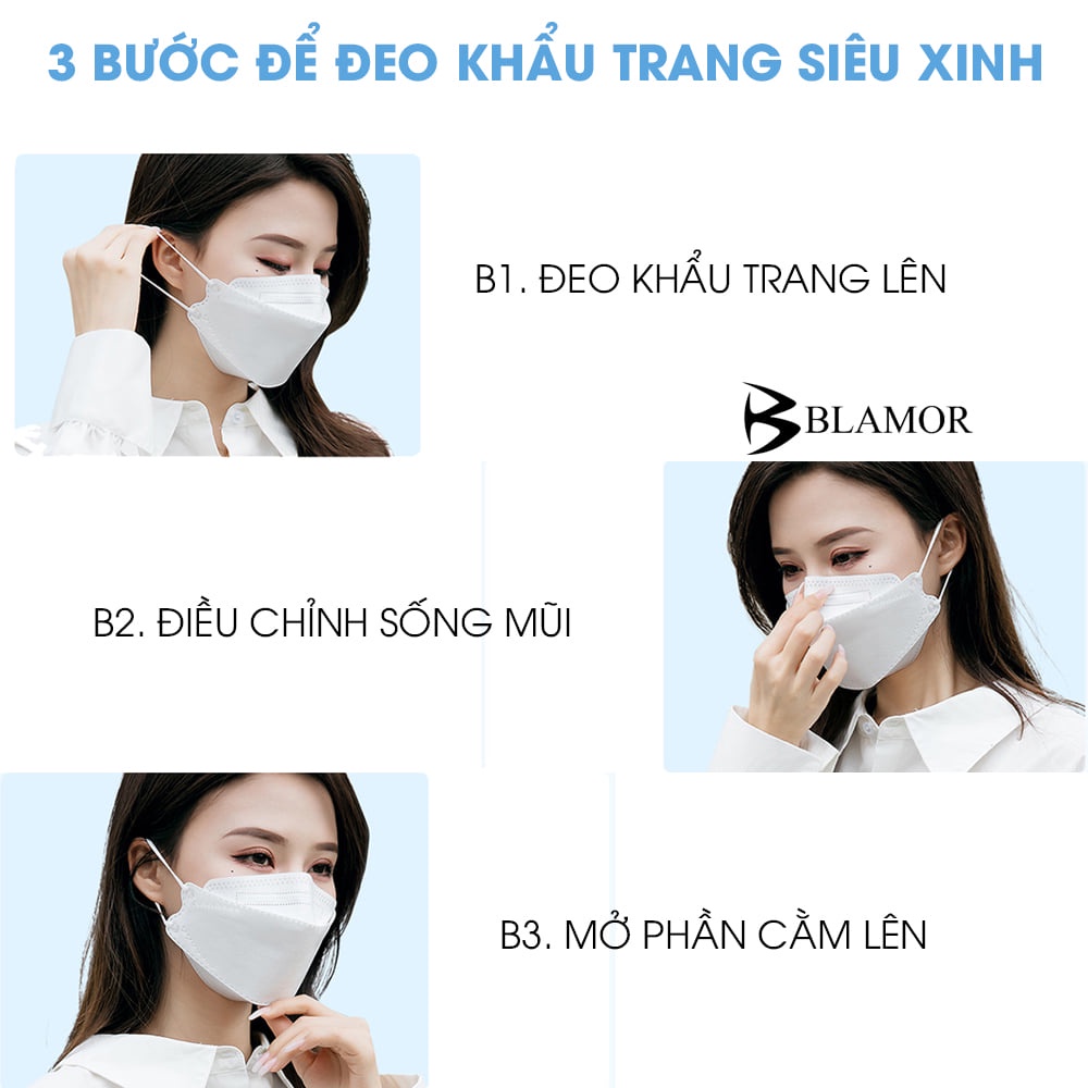 Khẩu trang kf94 CT mask 4D kháng khuẩn 4 lớp cao cấp công nghệ Hàn Quốc ôm sát khuôn mặt chống bụi mịn